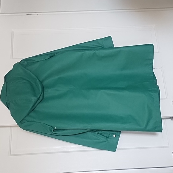 J.Crew Rain Anorak Windbreaker Hooded Hood Trench Coat Jacket  - Picture 8 of 8